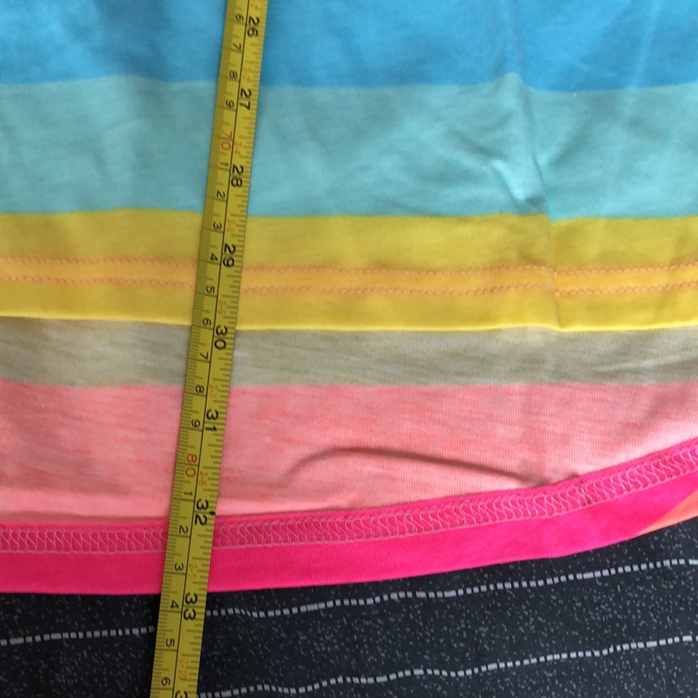The Children's Place Dress Girls Size Large 10/12 Rainbow - Picture 7 of 8